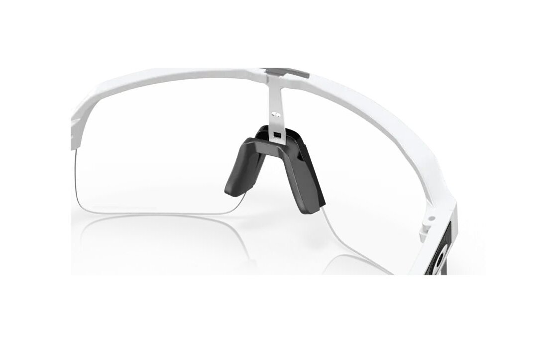 Oakley Sutro Lite Matte White/Clear To Black Iridium Photochromic