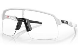 Oakley Sutro Lite Matte White/Clear To Black Iridium Photochromic