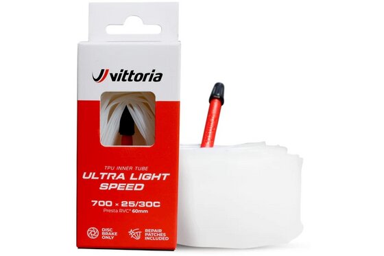 Fahrradschläuche - Vittoria Ultra Light Speed TPU 28" - 700x25/30C SV 80mm