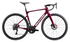 burgundy red - white full glossy