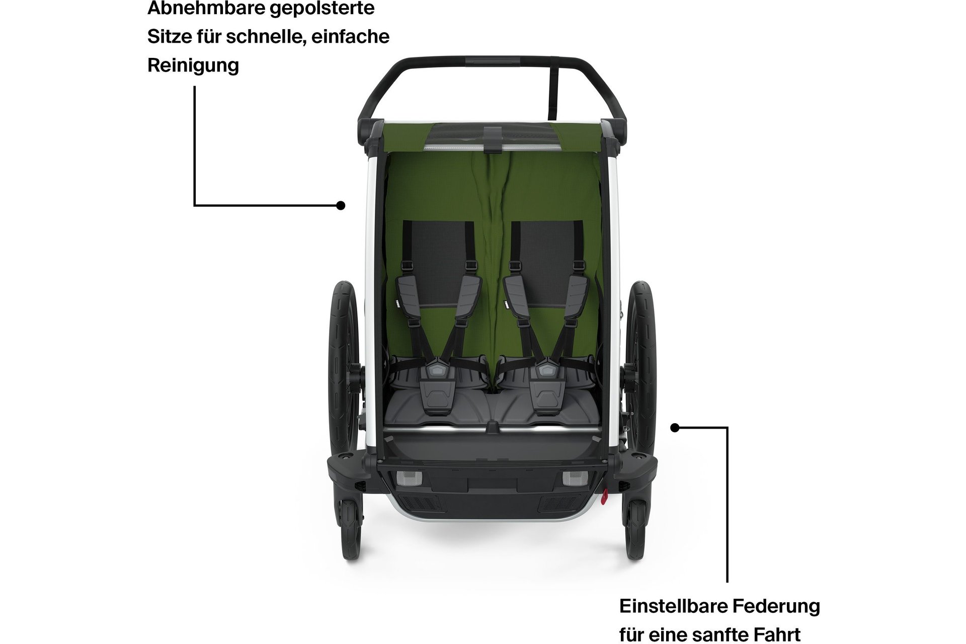 Thule Chariot Cab - Zweisitzer