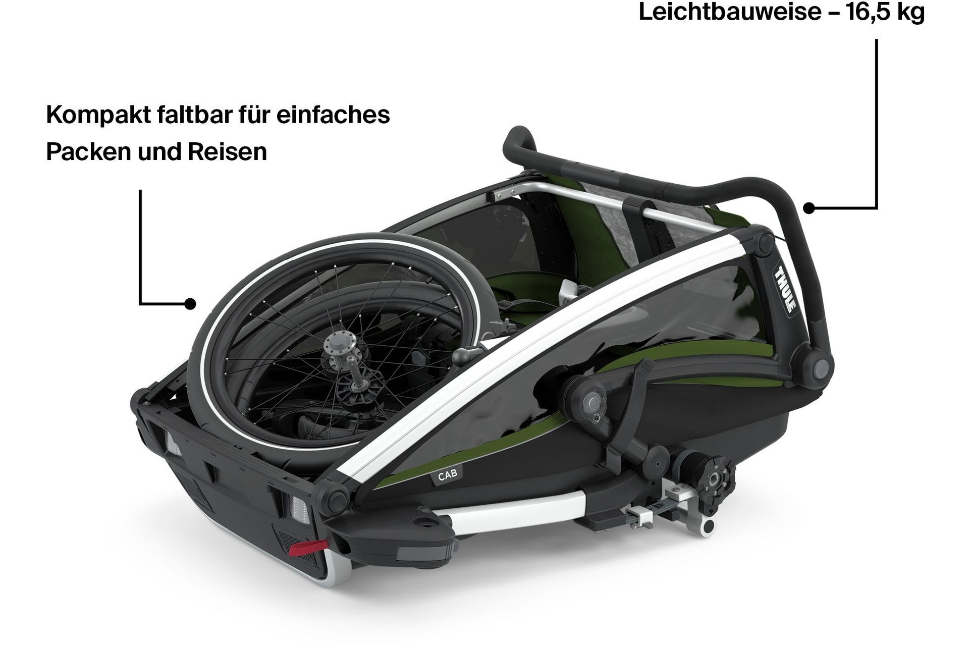 Thule Chariot Cab - Zweisitzer