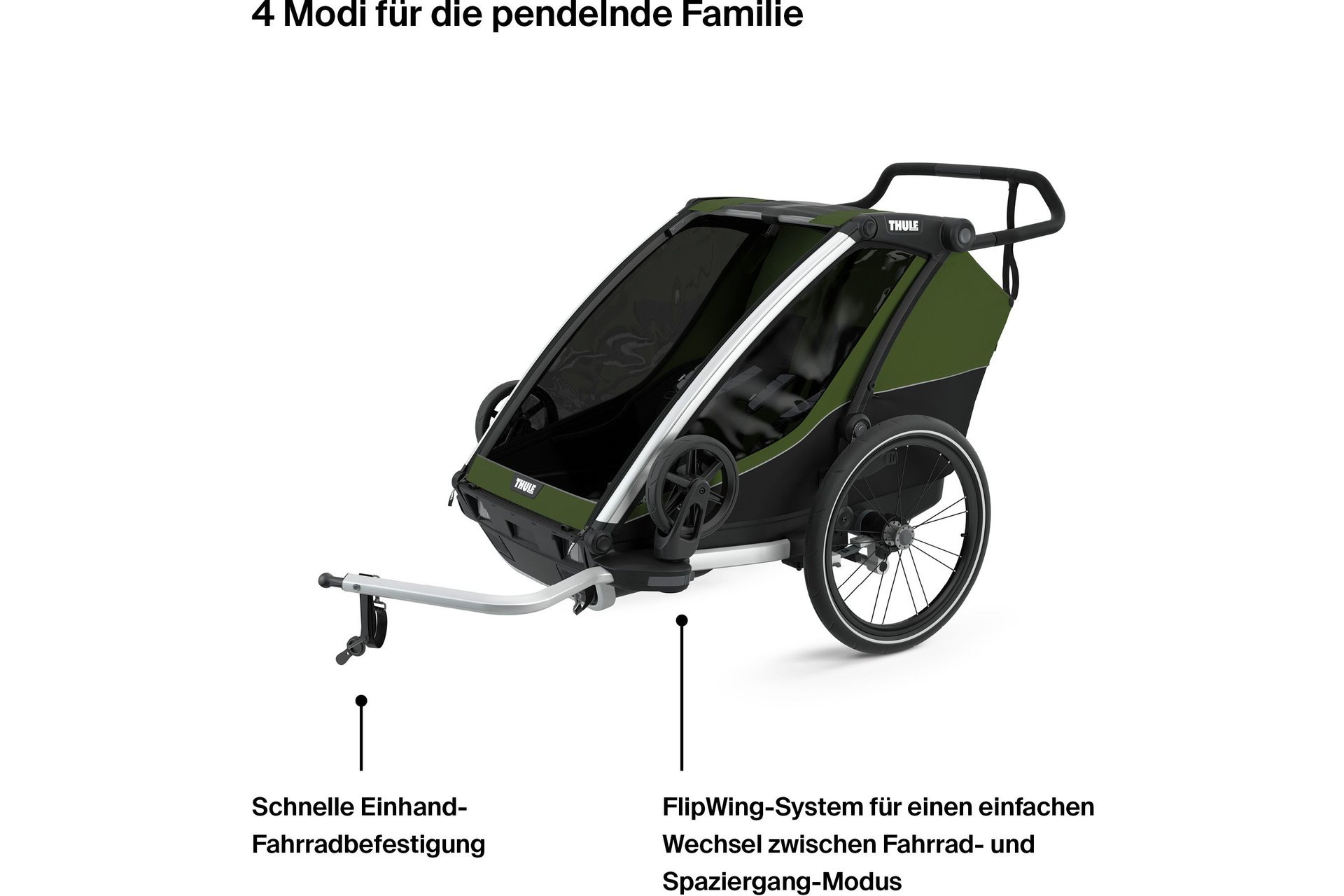Thule Chariot Cab - Zweisitzer