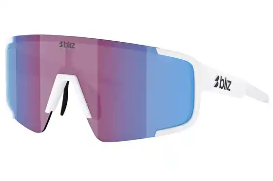 XXL Sale % - Bliz P003 Small Matte White - Light Begonia/Violet w Blue Multi