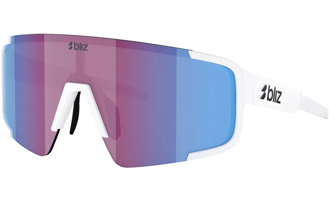 Bliz P003 Matte White - Light Begonia/Violet w Blue Multi