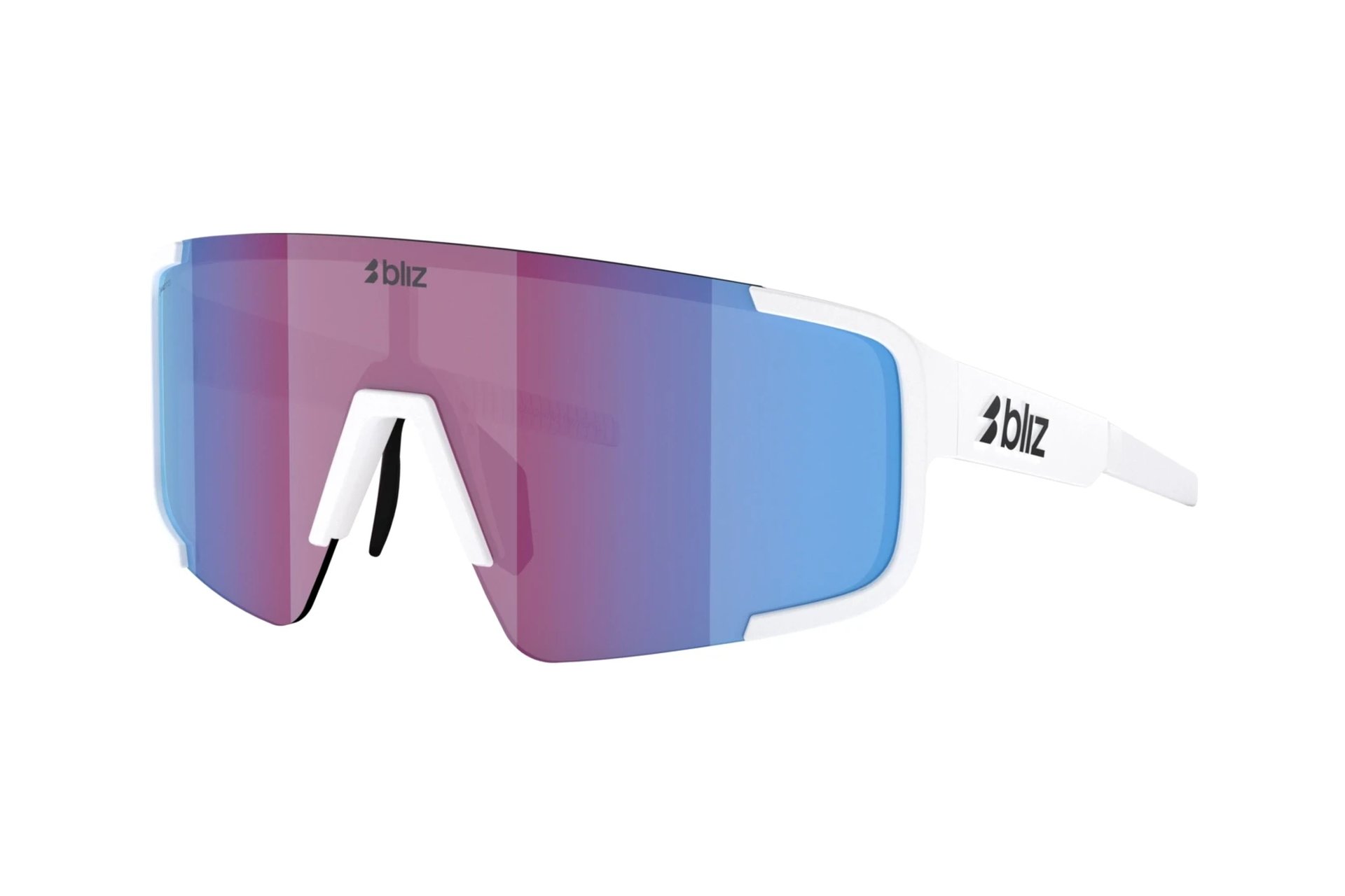 Bliz P003 Matte White - Light Begonia/Violet w Blue Multi