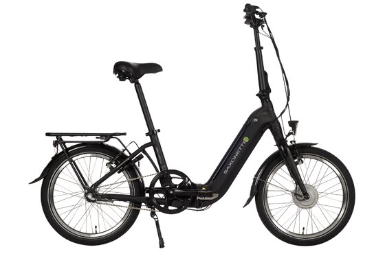 E-Bike Faltrad-Klapprad - Saxonette Compact Comfort Plus - 360 Wh - 2022 - 20 Zoll - Faltrahmen