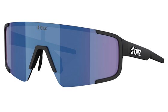 XXL Sale % - Bliz P003 Matte Black - Grey w Blue Mirror