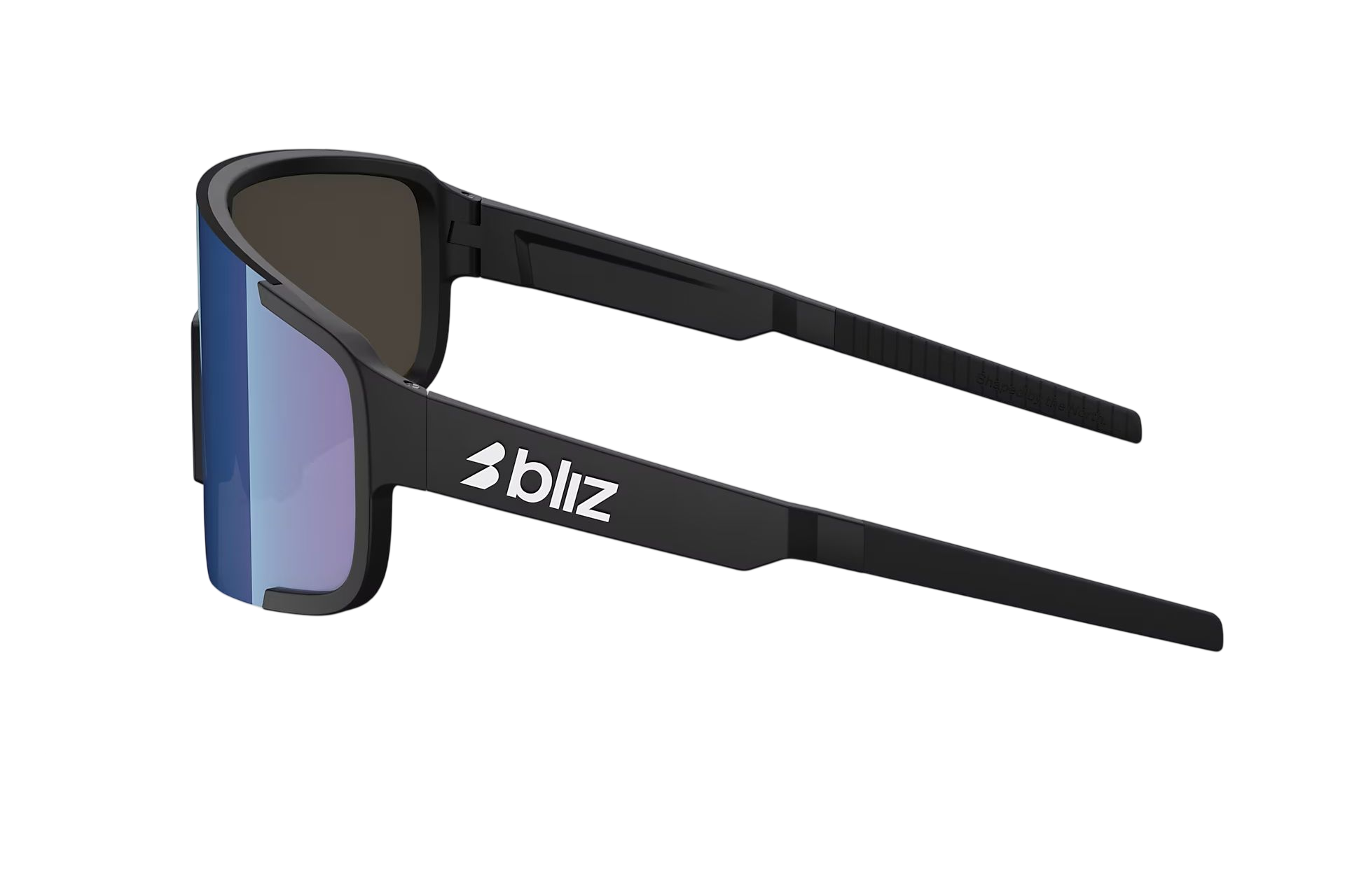 Bliz P003 Matte Black - Grey w Blue Mirror