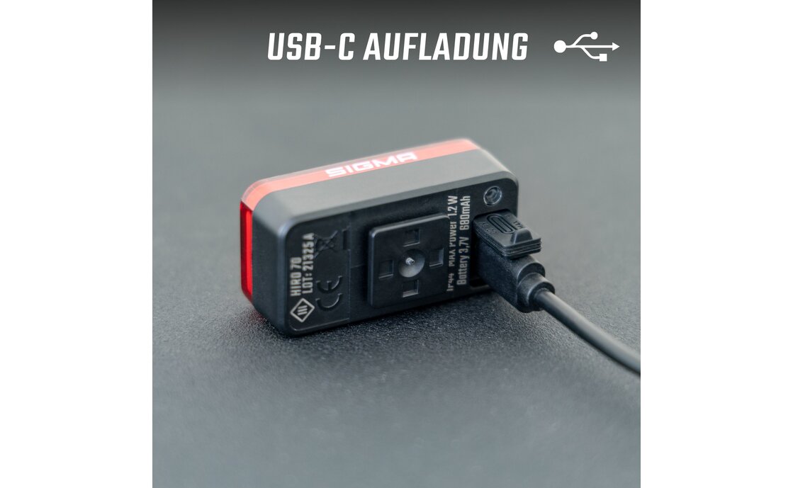 Sigma Hiro 70 R&uuml;cklicht