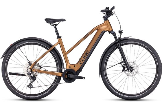 Damen - Cube - E-Bike Trekking - Cube Nuride Hybrid EXC 625 Allroad - 625 Wh - 2023 - 28 Zoll - Damen Sport