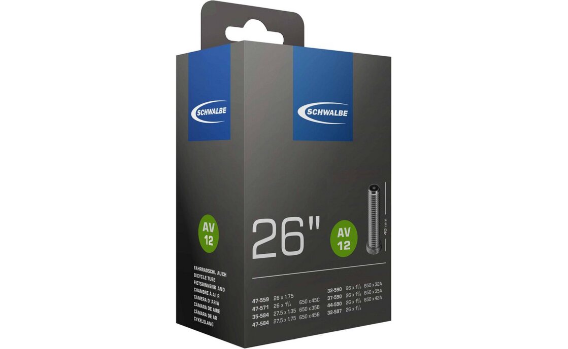 Schwalbe AV12 Schlauch 26/27,5 Zoll - 40 mm