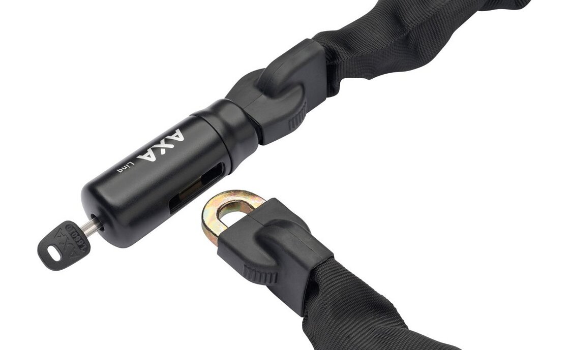 AXA Set Solid Plus Rahmenschloss + Linq City 100 Kette