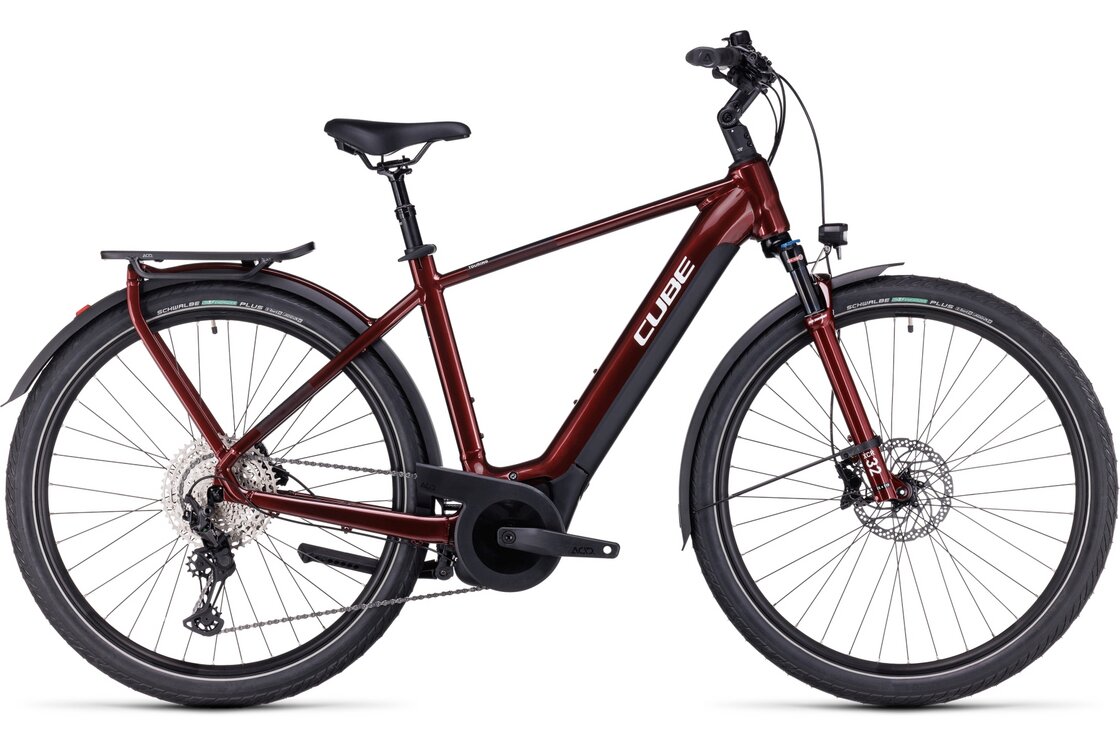Kit Cadre Vélo électrique CUBE Touring Hybrid 46 Cm - Moteur Bosch - Roues 28 Pouces - Alu - Neuf