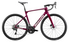 burgundy red - white full glossy