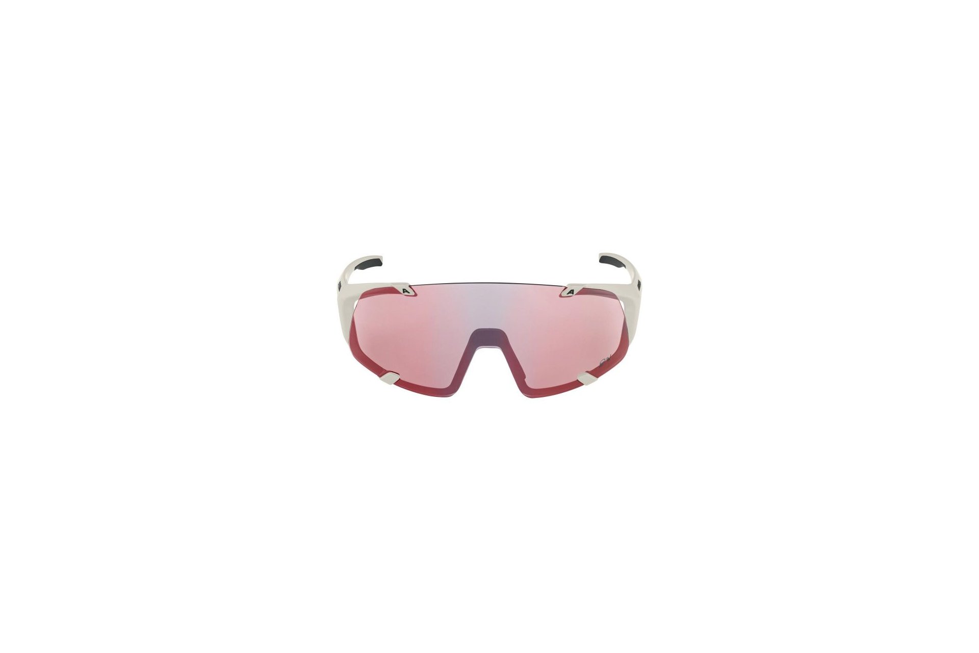 Alpina Hawkeye S QV cool-grey matt / Varioflex rainbow mirror lens
