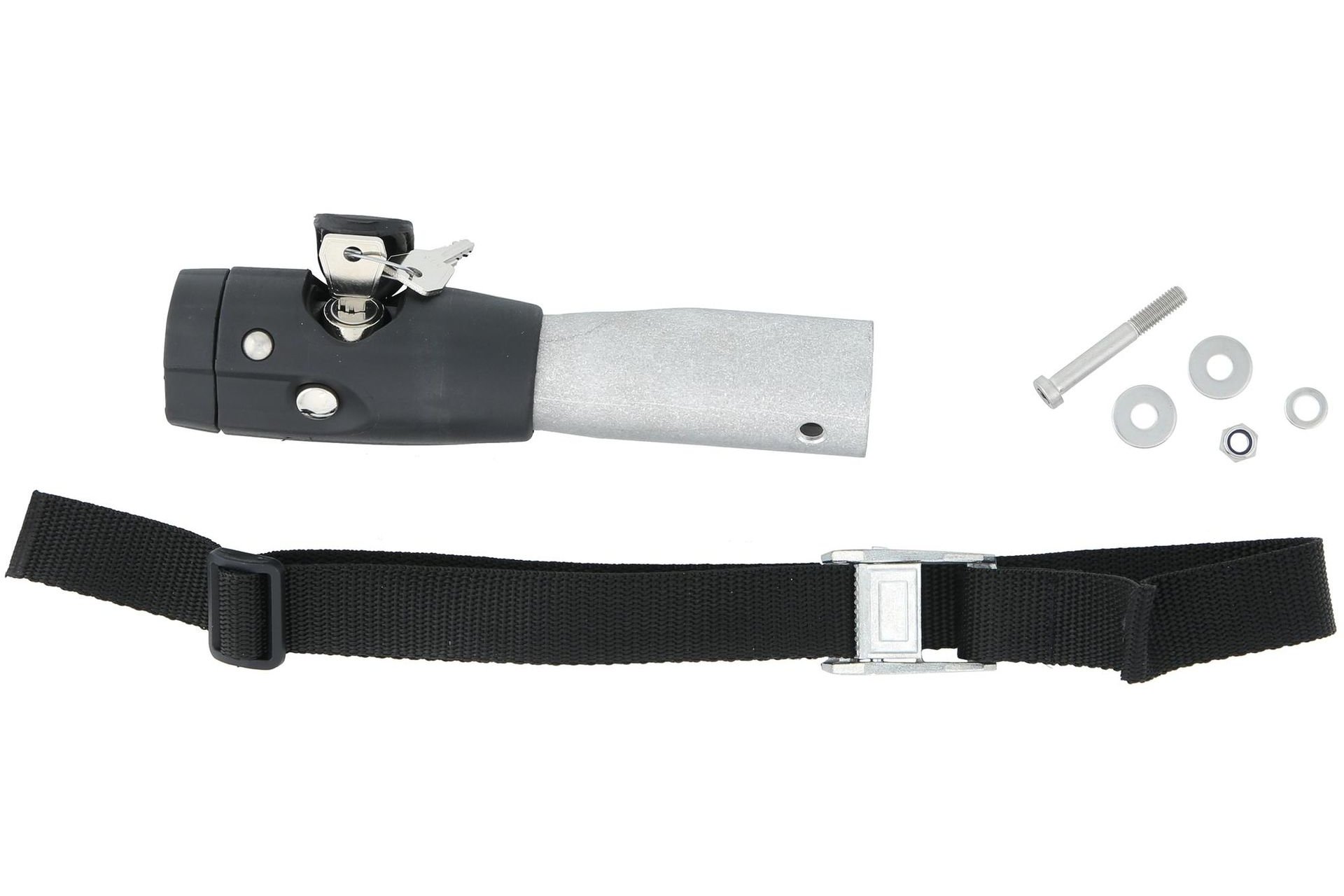 Weber Deichselanschluss mit Schloss f. Thule Trapezrohr