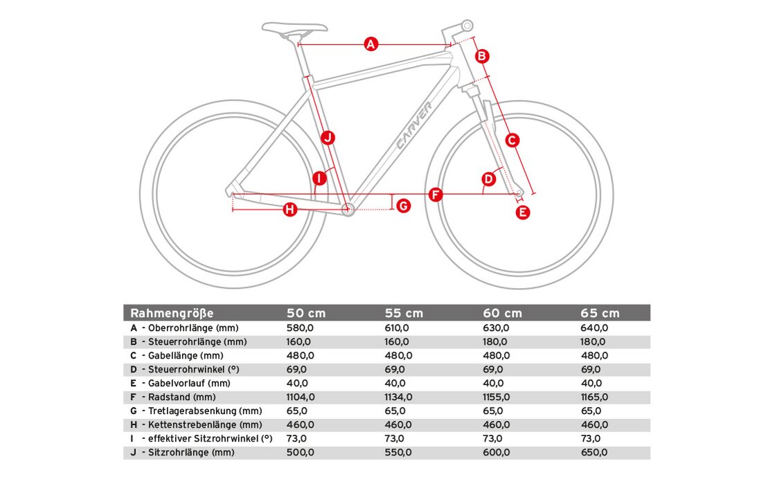 Carver Route 110 - 28 Zoll - Diamant - 2024