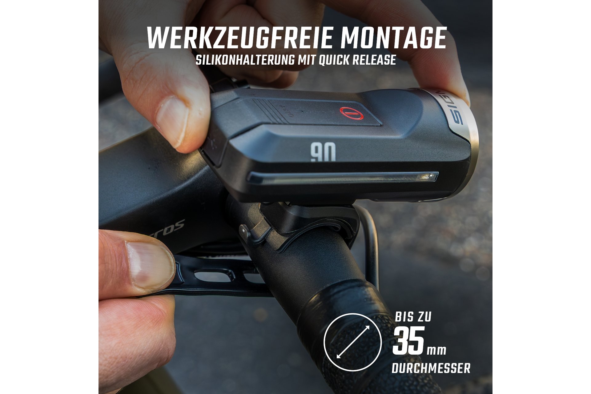 Sigma Aura 90 Frontlicht - StVZO