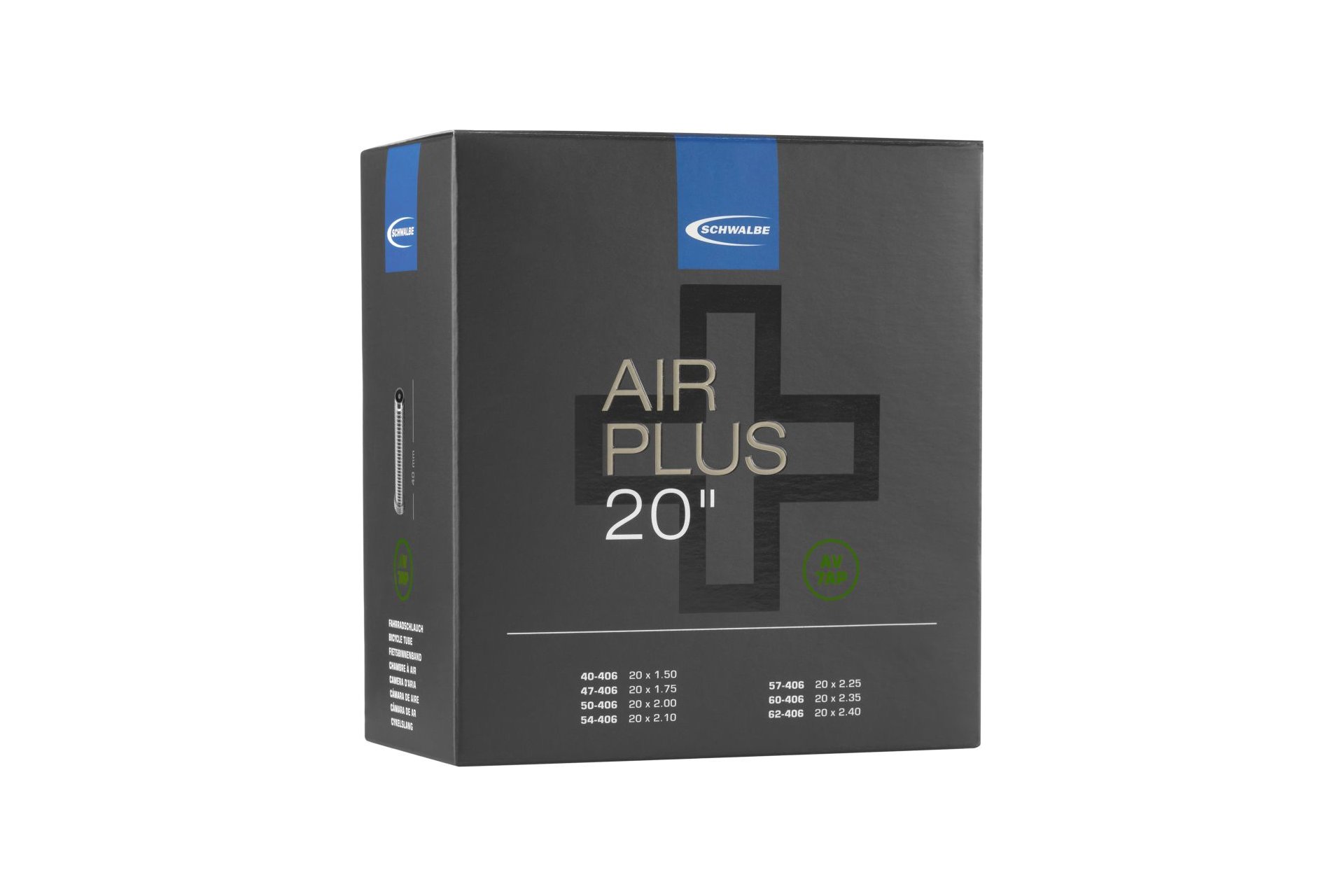 Schwalbe AV7AP Air Plus Schlauch 20 Zoll - 40 mm