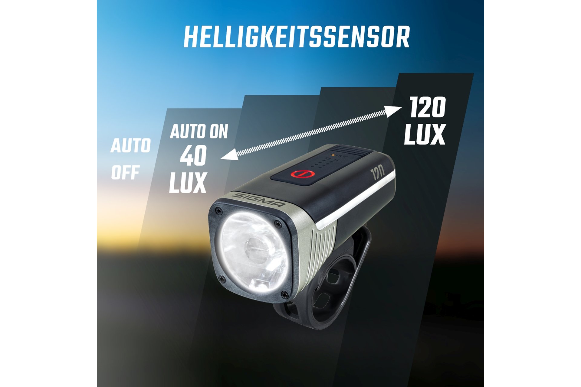 Sigma Aura 120 Link Frontlicht - StVZO