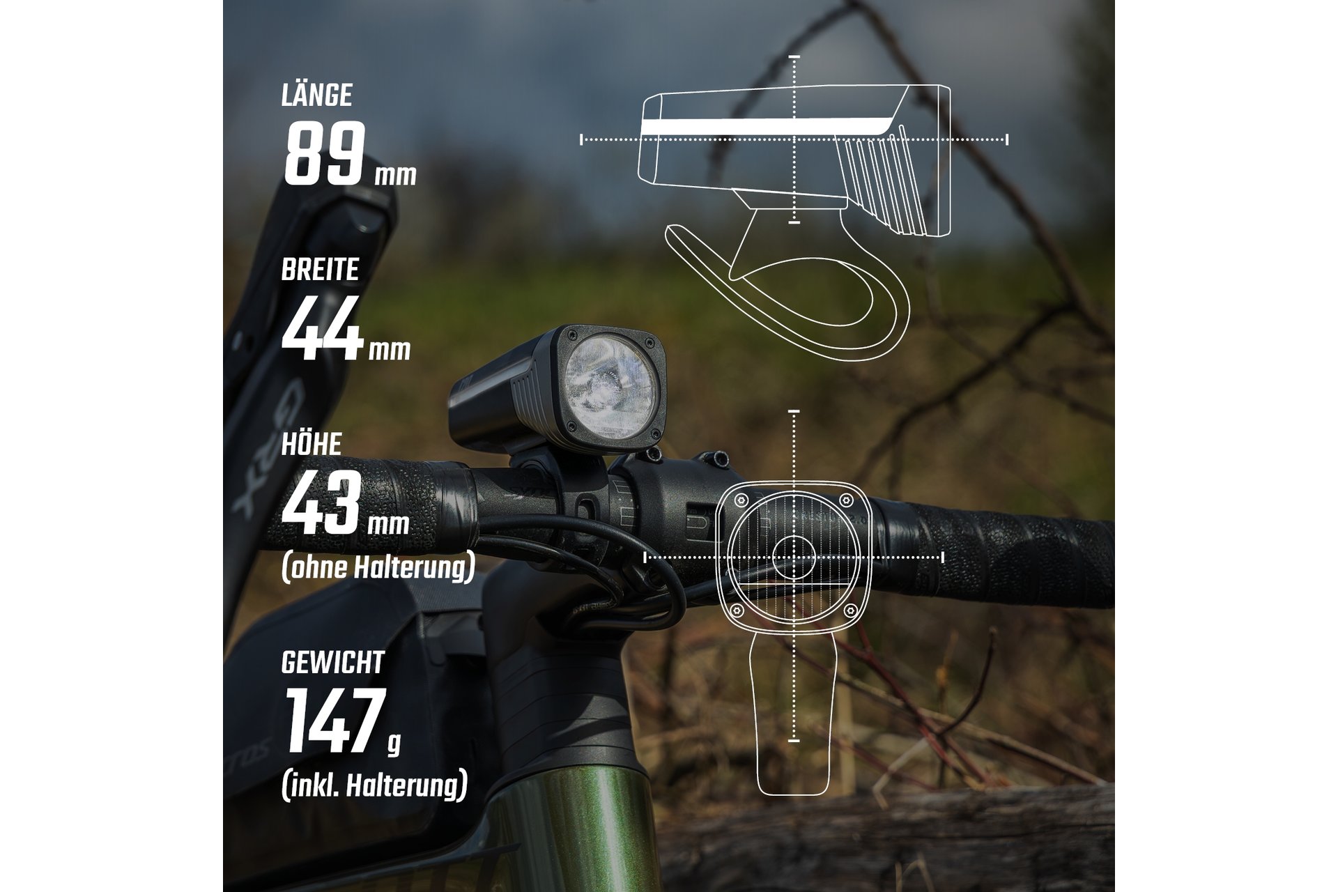 Sigma Aura 120 Link Frontlicht - StVZO