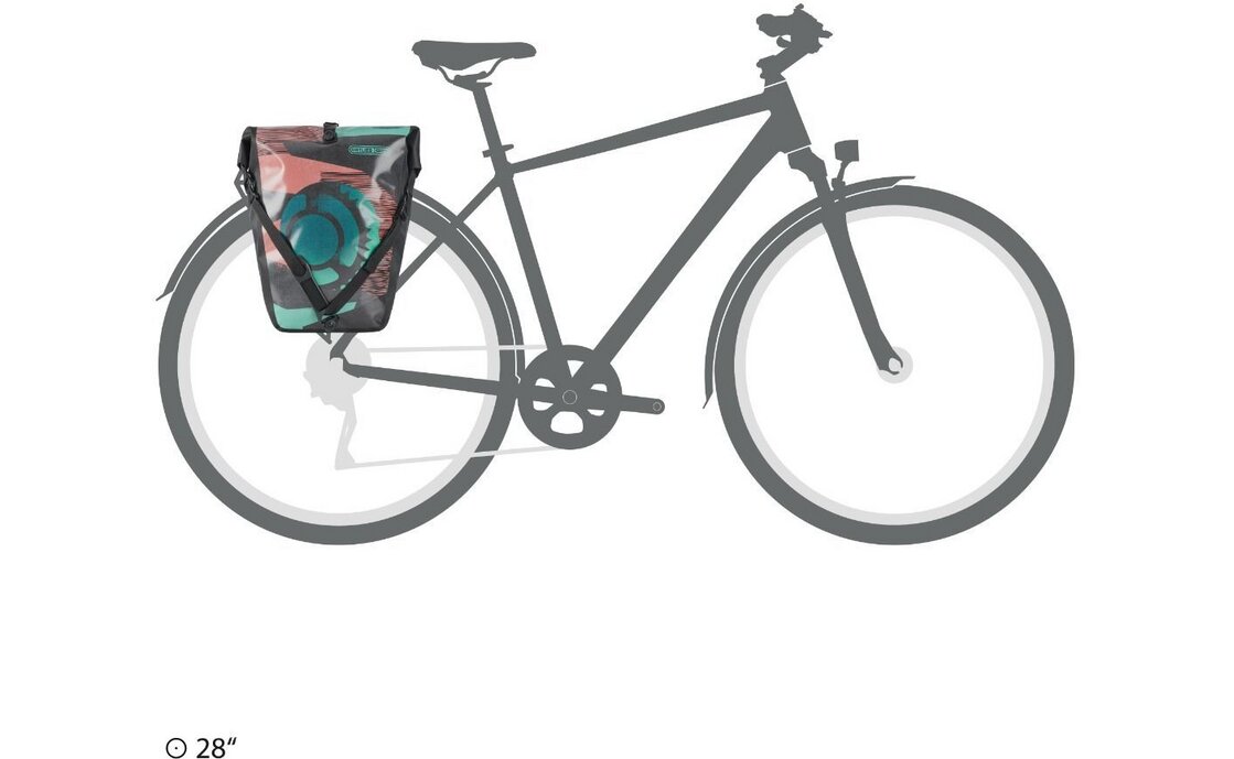 Ortlieb Back-Roller Design Single Chainring - Einzeltasche