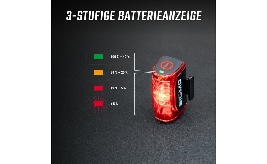 Sigma Hiro 30 R&uuml;cklicht - StVZO