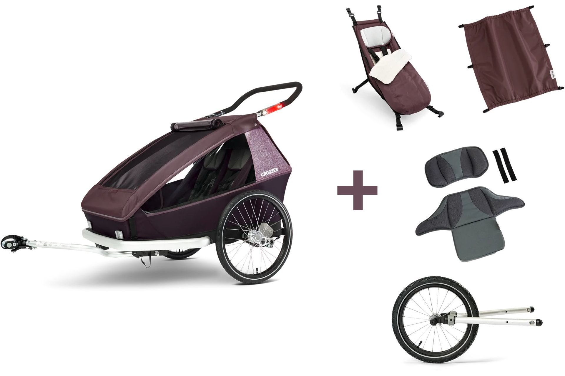 Croozer Kid Vaaya 2, Allseason-Geschwisterbundle