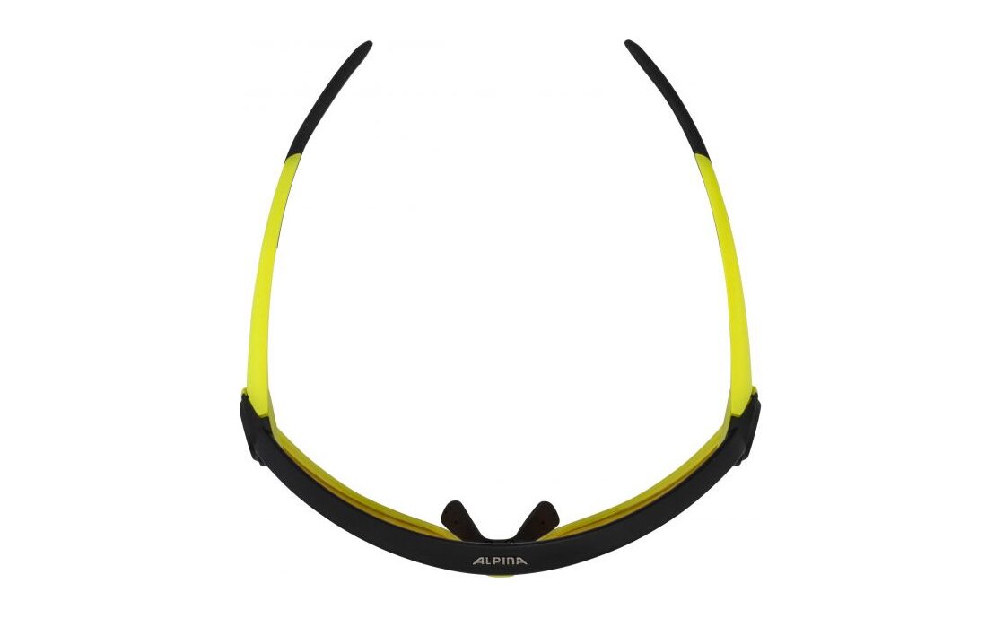 Alpina 5W1NG Q black neon yellow matt / yellow mirror lens