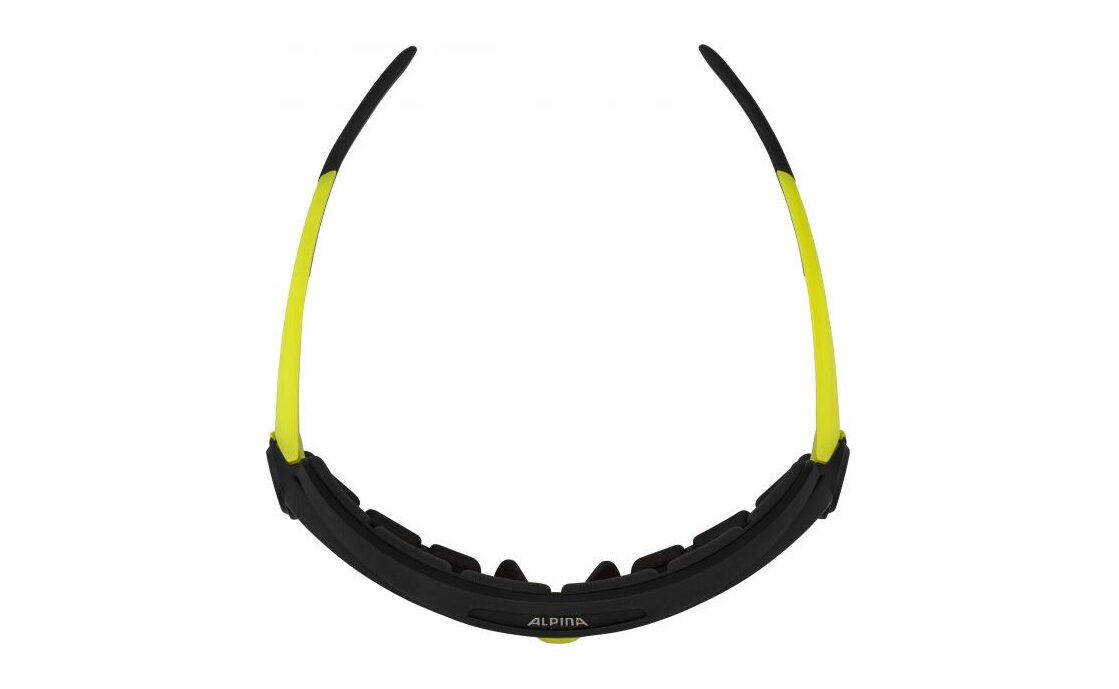 Alpina 5W1NG Q black neon yellow matt / yellow mirror lens