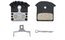 Shimano Scheibenbremsbeläge J04C-MF Metall mit Kühlrippen