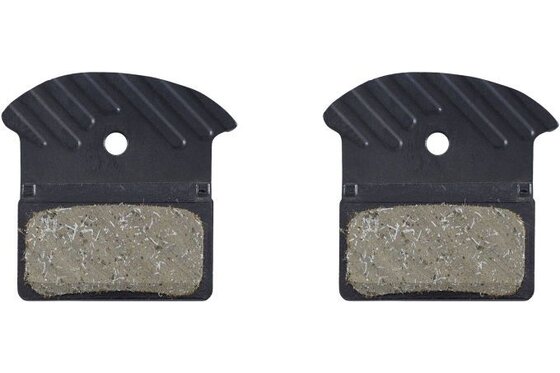 Shimano - Shimano Scheibenbremsbeläge J05A-RF Resin mit Kühlrippen