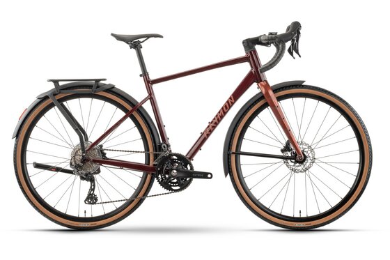 mit Licht - Gravel-Bikes - Raymon Territ Pro Street - 28 Zoll - Diamant - 2027