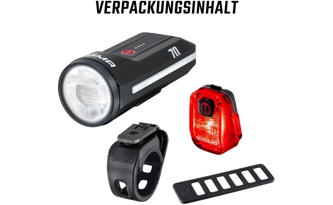 Sigma Aura 70 & Hiro 10 Beleuchtungsset - StVZO