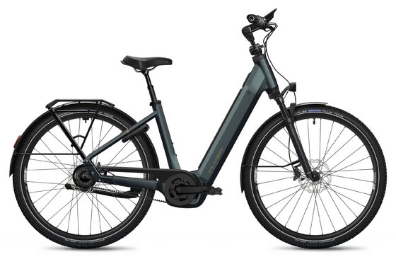 mit Beleuchtung - E-Bike City - Flyer Gotour 7.43 - 800 Wh - 28 Zoll - Tiefeinsteiger - 2025