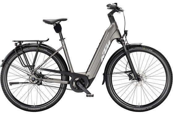Damen - 28 Zoll - Mittelmotor - E-Bike-Pedelec - KTM Macina City Px 830 Rt Belt - 800 Wh - 28 Zoll - Tiefeinsteiger - 2026