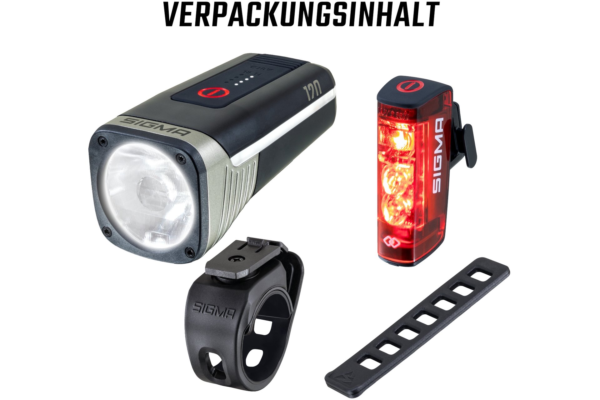 Sigma Aura 120 & Hiro 50 Link Beleuchtungsset - StVZO