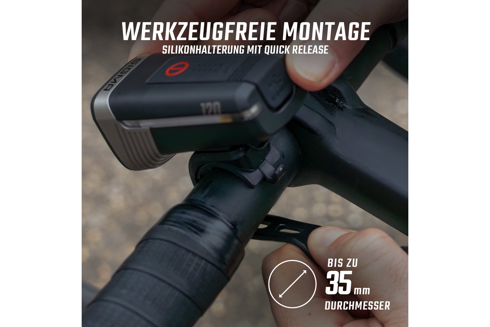 Sigma Aura 120 & Hiro 50 Link Beleuchtungsset - StVZO
