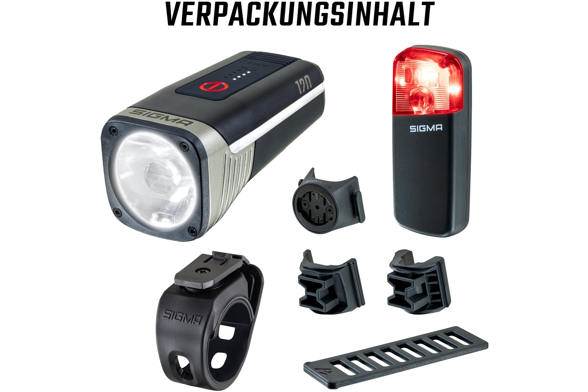 Sigma Aura 120 & Reco 80 Link Beleuchtungsset - StVZO