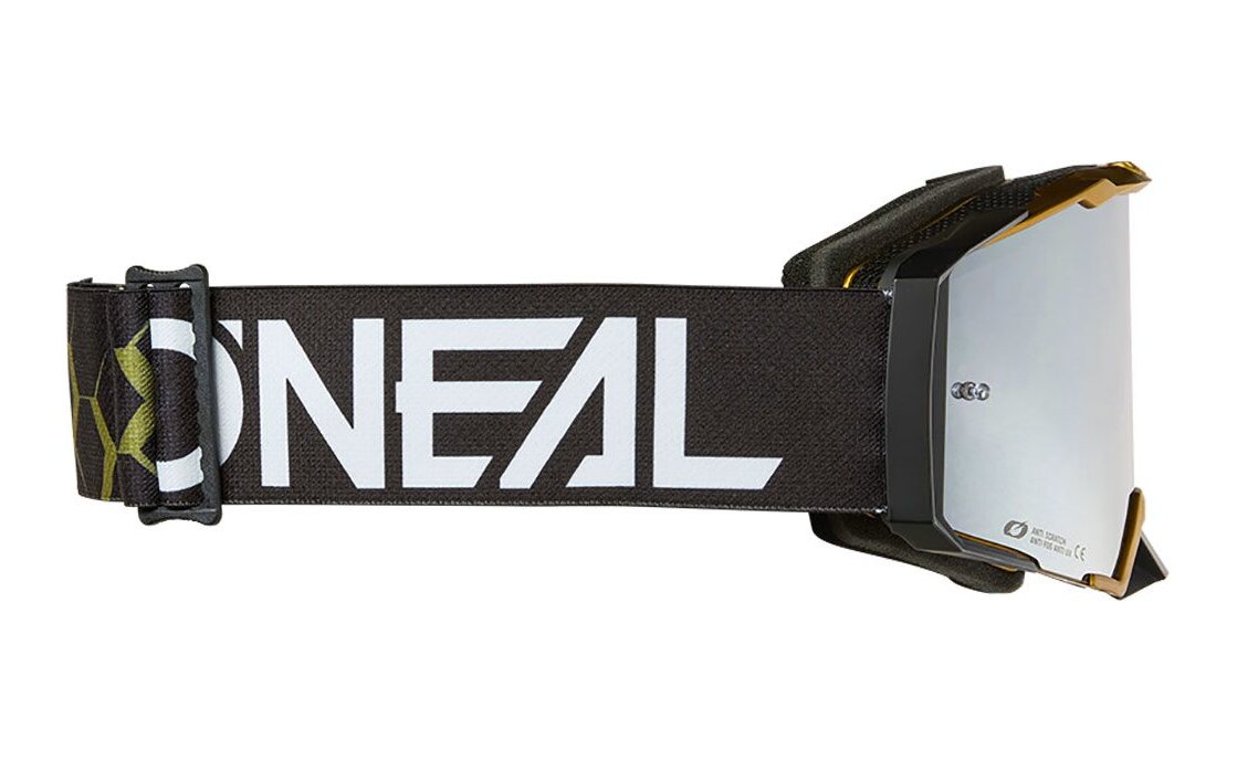 O'Neal B-33 Goggle Hexa black/gold - silver mirror