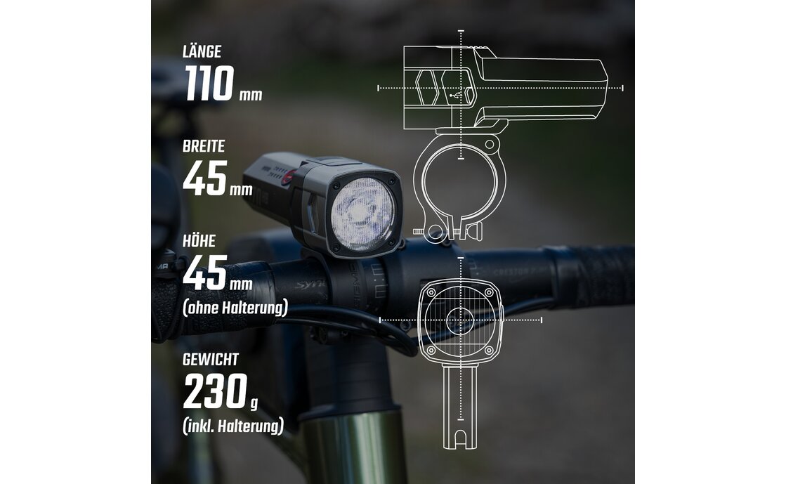 Sigma Aura 170 HB Link & Hiro 50 Link Beleuchtungsset - StVZO