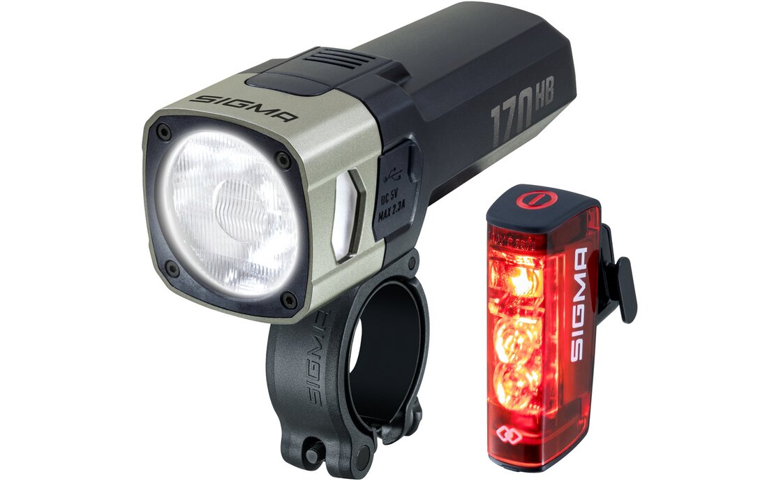 Sigma Aura 170 HB Link & Hiro 50 Link Beleuchtungsset - StVZO