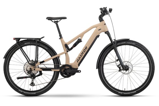 mit Beleuchtung - Fahrräder - Raymon Crossray Ultra - 800 Wh - 29 Zoll - Fully - 2025