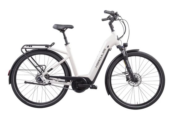 Hercules - E-Bike City - Hercules Robert/a Deluxe I-F8 - 500 Wh - 28 Zoll - Tiefeinsteiger - 2023