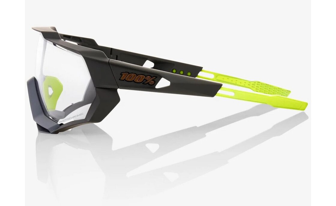 100 Percent Speedtrap Soft Tact Cool Grey / Photochromic Lens
