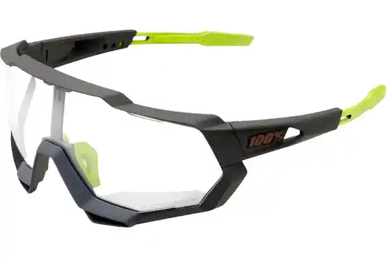 100 Percent - Fahrradbrillen - 100 Percent Speedtrap Soft Tact Cool Grey / Photochromic Lens