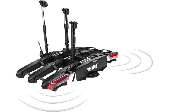 Fahrradtransport & Aufbewahrung - Thule Epos ParkSecure Kupplungsträger für 3 Fahrräder