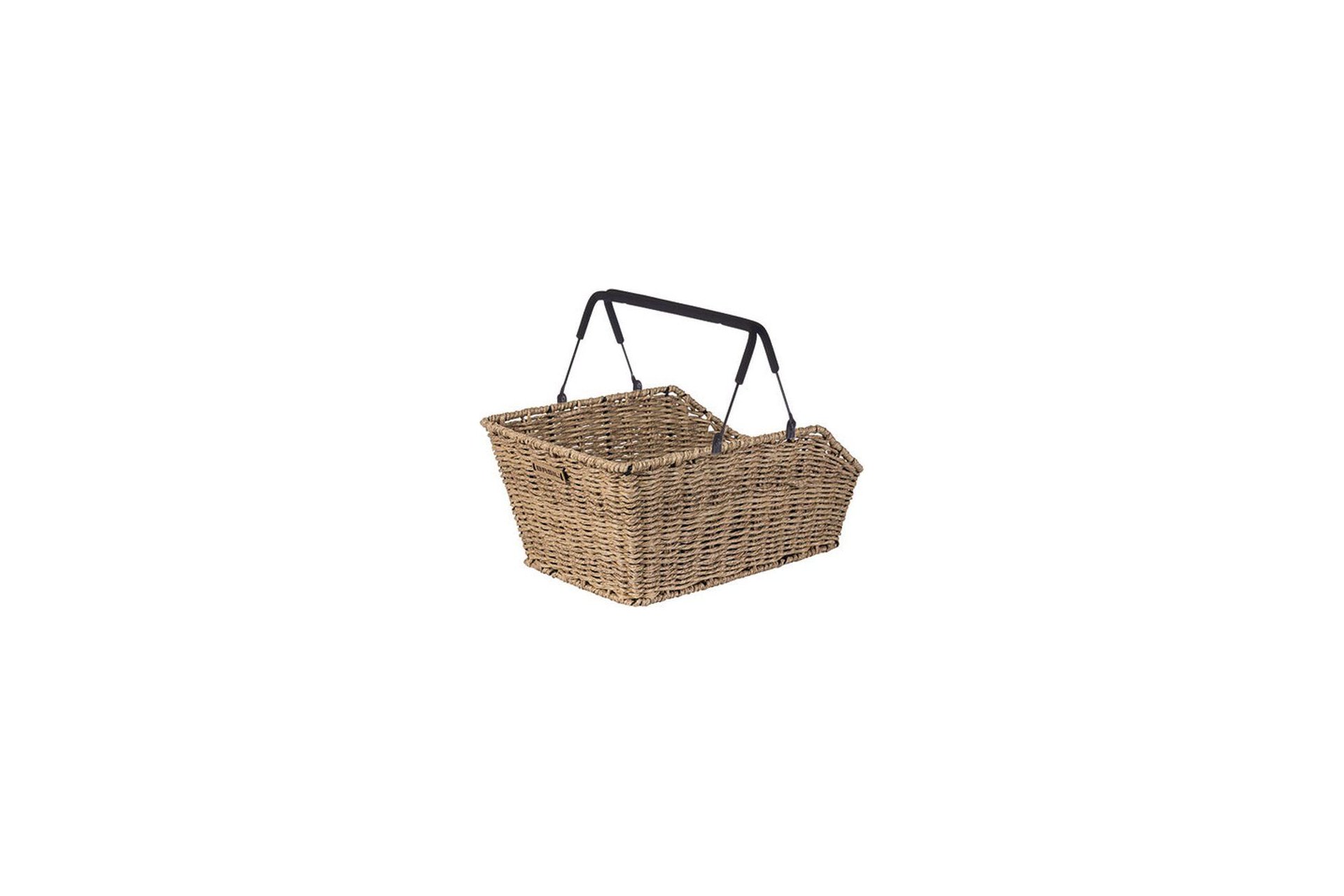 Basil Hinterradkorb Cento, Rattan Look MIK, engmaschig