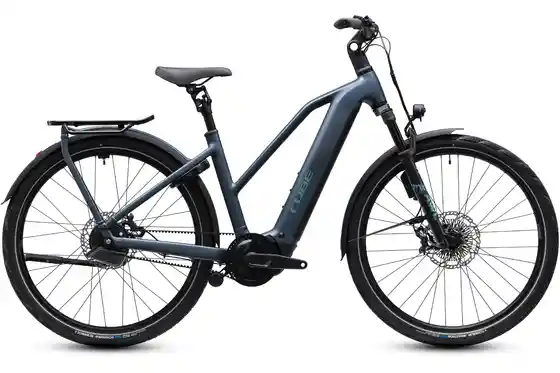 mit Beleuchtung - E-Bike City - Cube Kathmandu Hybrid Deluxe SLX 800 - 800 Wh - 28 Zoll - Trapez - 2027
